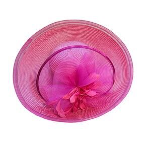 Bellissima Millinery Collection Women Wide Striped-Brim‎ Hat 100% Polypropylene